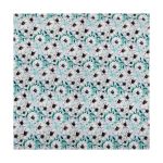 Ткань для пэчворка Peppy Цветущие анемоны 50х55 см, 140±5 г/м², ЦА-01 голубой