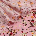 Штапель 110 г/м², шир.145 см, цв.с10 розовый, 25м /TOS/