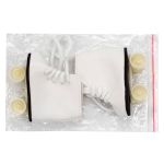 Ботиночки 8х3,5х8см, пара, белый