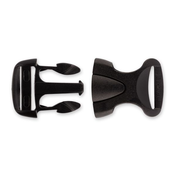 Фастекс (пряжка трезубец) пластик 25 мм, 100 шт, черный, Gamma SB17