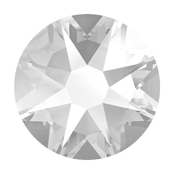 Стразы термоклеевые Xirius 8+8 граней SS12 (3,0-3,2 мм) арт.HF12-1.100 цв.Crystal, уп.100 шт