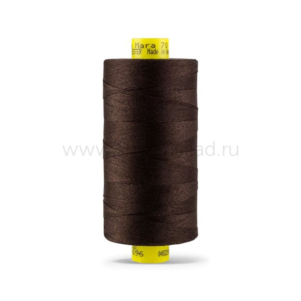 Нитка универсальная Gutermann Mara 70/2, 700 м, 702170, 696 темный шоколад, 1 катушка