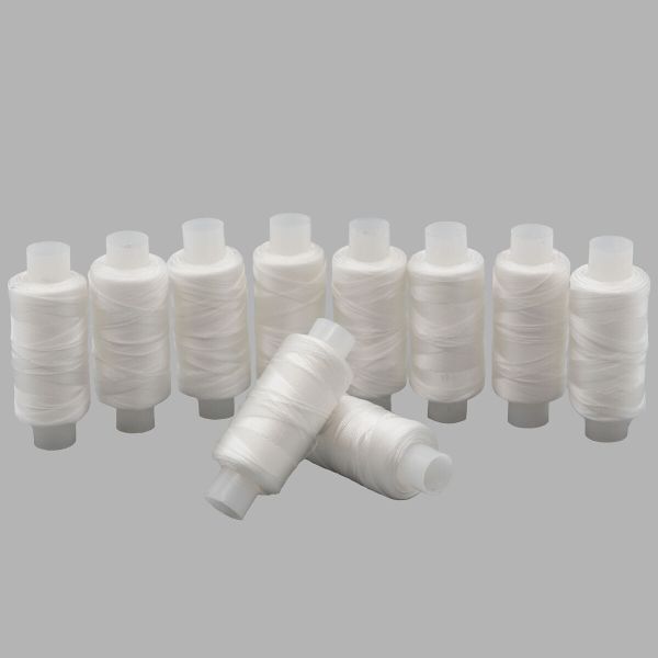 Нитки капроновые 50К 200м (белый), 10 катушек