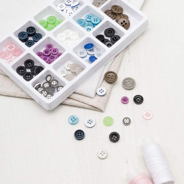 Пуговицы пластиковые 14 видов, 23628