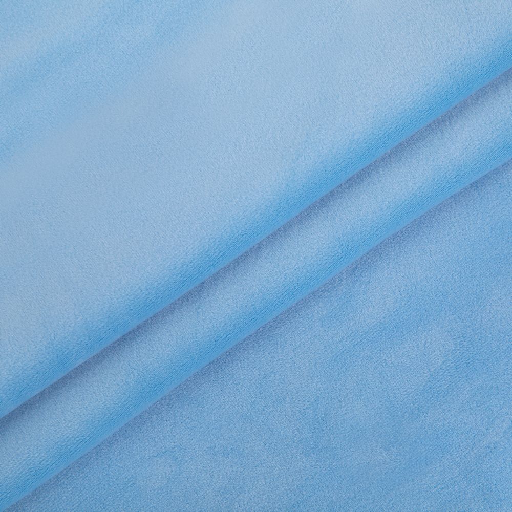 Микровелюр 312±5 г/м², 150х160±2 см, №118 голубой, Gamma MCVN