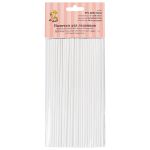 Бумажные палочки для леденцов 3х150 мм, 50 шт, №01 белый, S-Chief PPC-0032