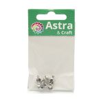 Цап для стразов пришивной, 5 мм, 10 шт/упак, Astra&Craft (никель) 4AR2046
