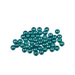 Бусины пластик ⌀8 мм, 50±2 шт, №13 синий, Zlatka PB-2