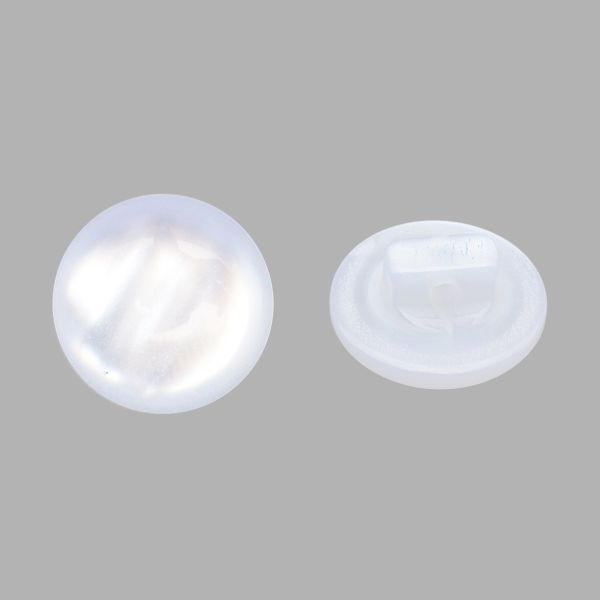 Пуговица на ножке 21L=13мм, пластик, КЗ1, белый перламутр, 144 шт