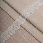 Кружево эластичное (стрейч) 30 мм / 22.86 метра, белый, 3AR2755