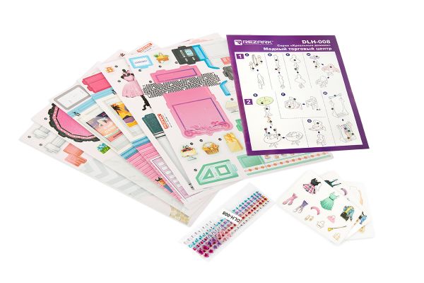 Пазл 3D, серия Кукольные домики, Модный торговый центр, Rezark DLH-008