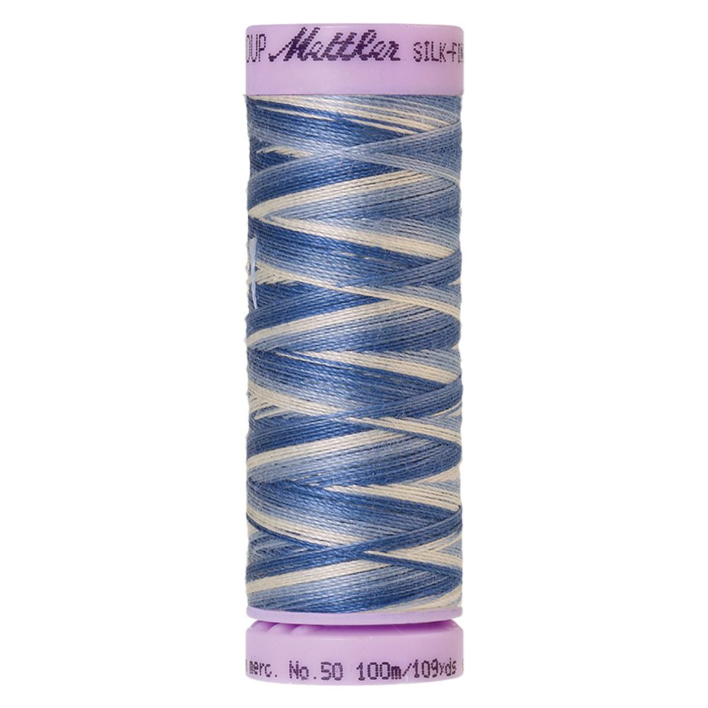 Нитки хлопковые отделочные Mettler Silk-Finish multi Cotton 50, 100 м, 9811, 5 катушек