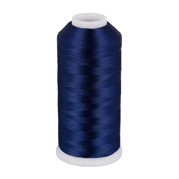 Нитки вышивальные Gamma V120/2, 5000 ярдов, 4570 м, 3421 т.синий