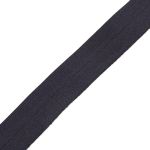 Резинка бельевая (окантовочная) блестящая 25.0 мм / 50 метров, черный