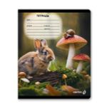 Тетрадь ученическая школьная, A5 18 л. на скобе 65 г/м², белизна 100% 20 шт клетка, 01414 Любопытные мордочки, Светоч Т75