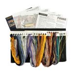 Набор для вышивания нитками Panna, Золотая серия, Карта звездного неба, 70х50 см