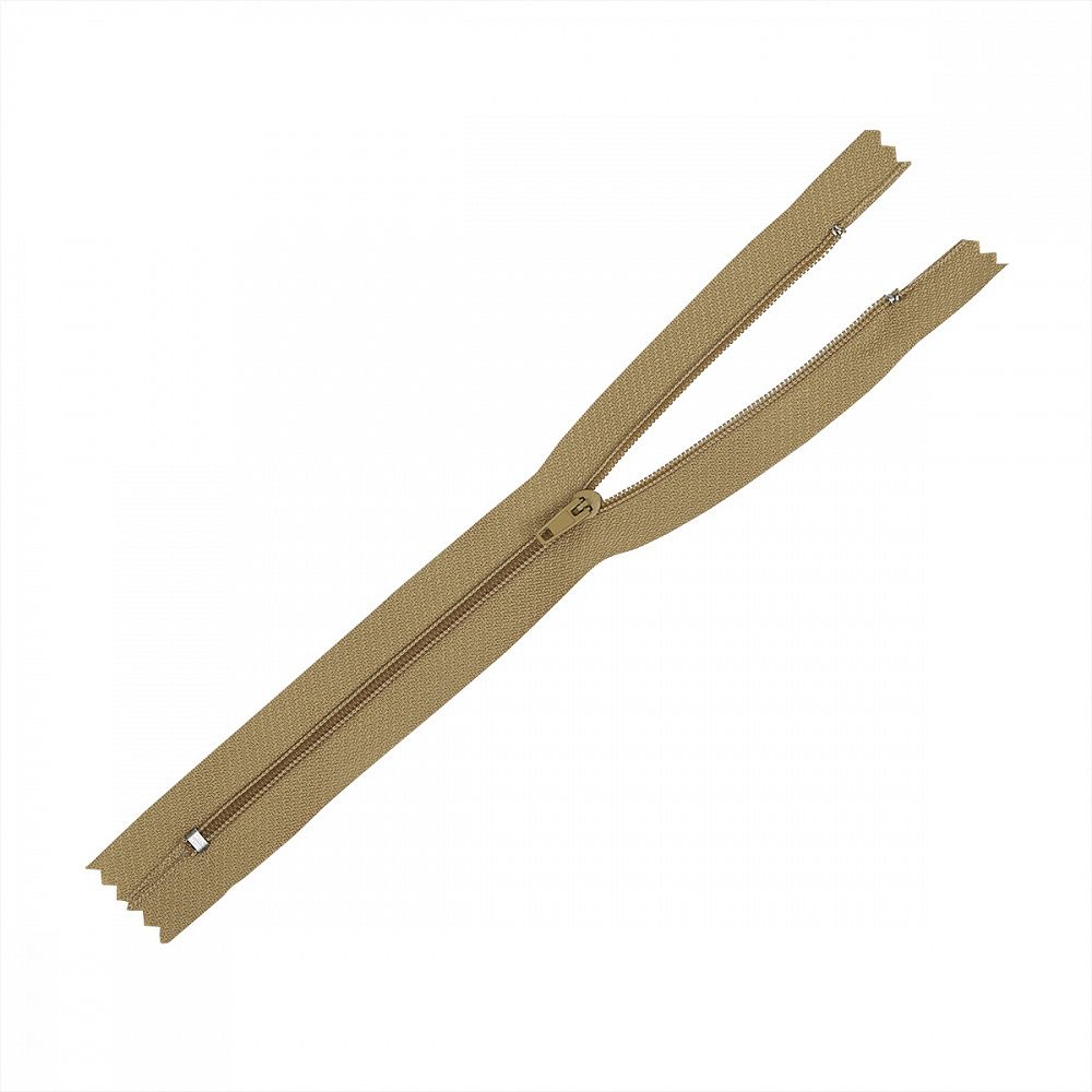 Молния спираль (витая) юбочная Т3 (3 мм) 1 зам., н/раз., 18 см, цв.F278 (268) песочный уп.50 шт, Mzip Молния спираль (витая) юбочная Т3 (3 мм) 1 зам., н/раз., 18 см, цв.F278 (268) песочный уп.50 шт, Mzip