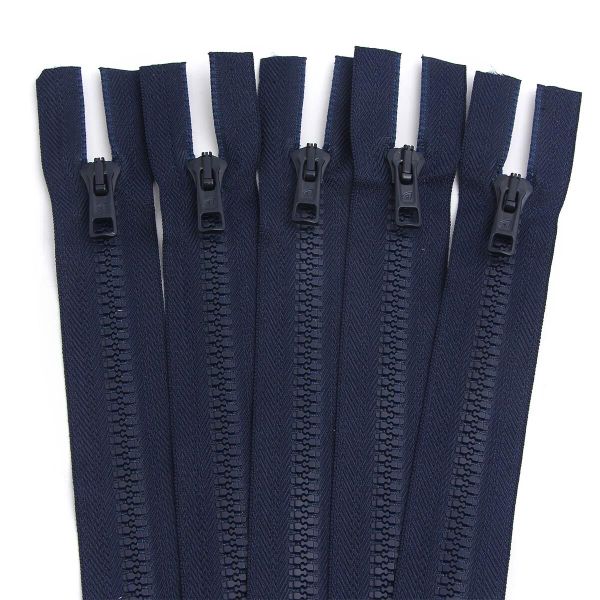 Молния трактор Arta Т6 (6 мм) 2 зам., разъем., 100 см, цв. 044 т.синий, уп.5 шт