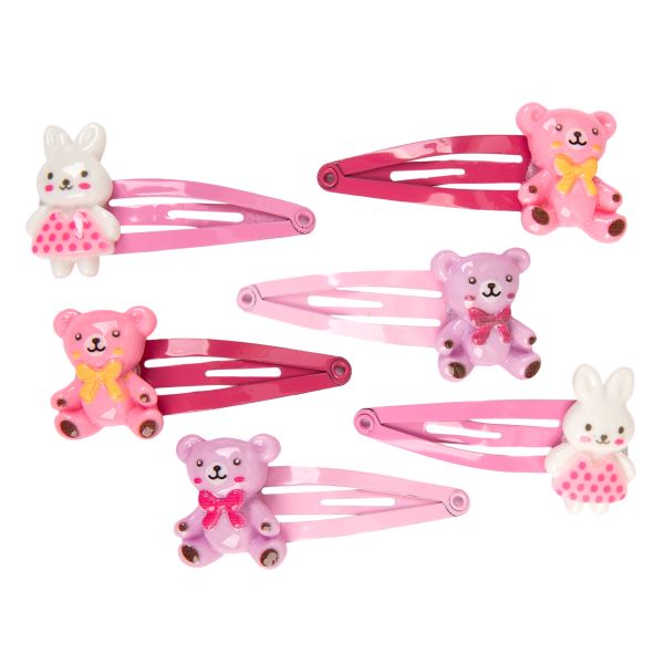 Набор заколок для волос, 30 шт, №01 разноцветные, Cherry Mary Z6103