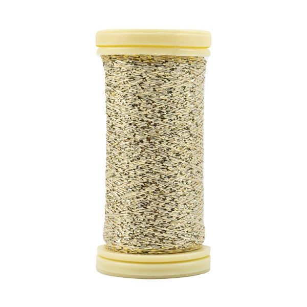 Мулине Gamma металлик M 5 мотков по 50 метров, M-106 св.золотистый, Gamma BRILL
