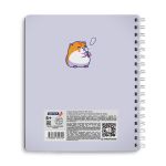 Тетрадь общая с запечатан. пластиковой обложкой, 500 мкр, A5+ 48 л. на гребне 65 г/м², белизна 100 %, 4 шт, клетка, 01087 Не лопни, Светоч ТЕТ48-003