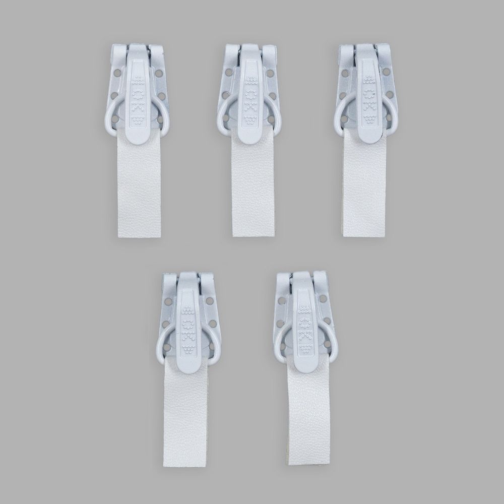 Крючок шубный PQ 45 мм, белый, PQ5209, 100 шт