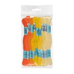 Набор мулине Gamma, 10, 9х8 м, Желто-оранжевый