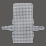 Канва пластиковая 36х34 см, 5 шт в упак., 100% полиэтилен, сумка, Gamma KPL-13