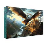 Пазл 1500 элементов, Сова над зачарованным замком, Фрея PZL-1500/31