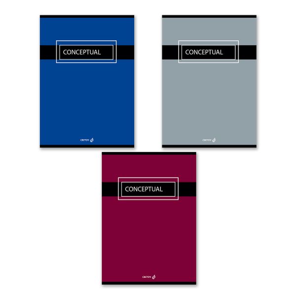 Тетрадь ученическая общая, A4 48 л. на скобе 65 г/м², белизна 100 %, 6 шт, клетка, 01343 Концептуал, Светоч Т152