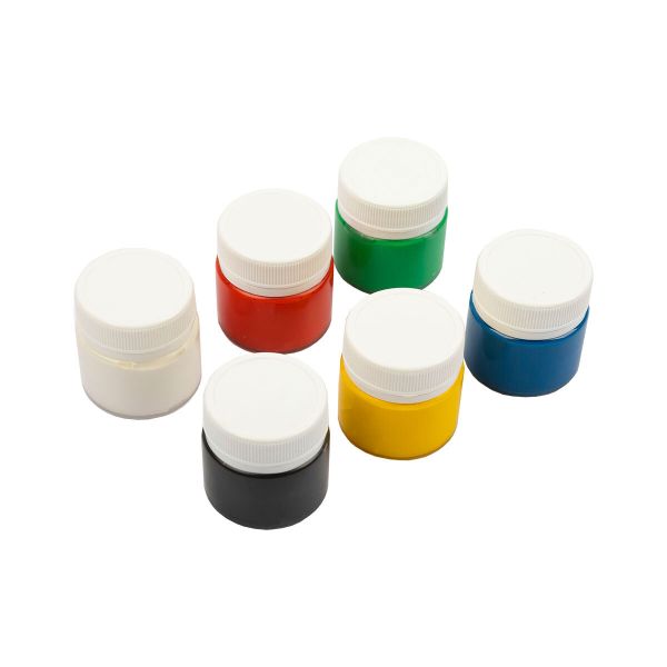 Краска гуашь набор 6 цв.х20 мл, Лео LBG-0106