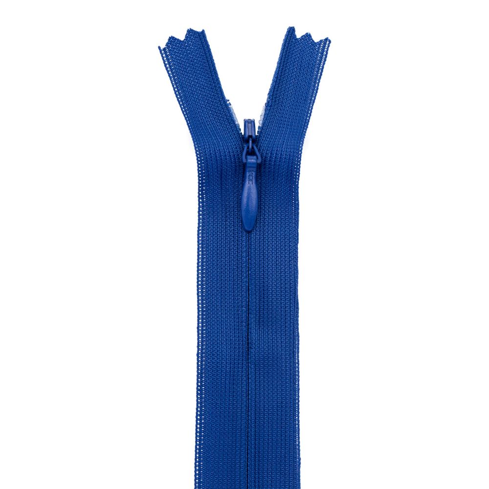 Молния потайная (скрытая) Т3 (3 мм) 1 зам., н/раз., 20 см, василек, 31215 / 20, 10 шт