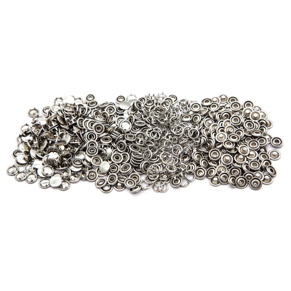 Кнопка рубашечная (джерси) закрытая ⌀10.5 мм, 144 шт, МЕТАЛЛ, никель, NEW STAR