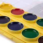 Краска акварель Лео Играй медовые, без кисти (классическая двухъярусная) LPW-0224 24 цв