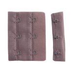 Застежки для бюстгальтера текстильные 3х2, 57 мм, 1645 шиншилла, 2494, 25 шт, Arta