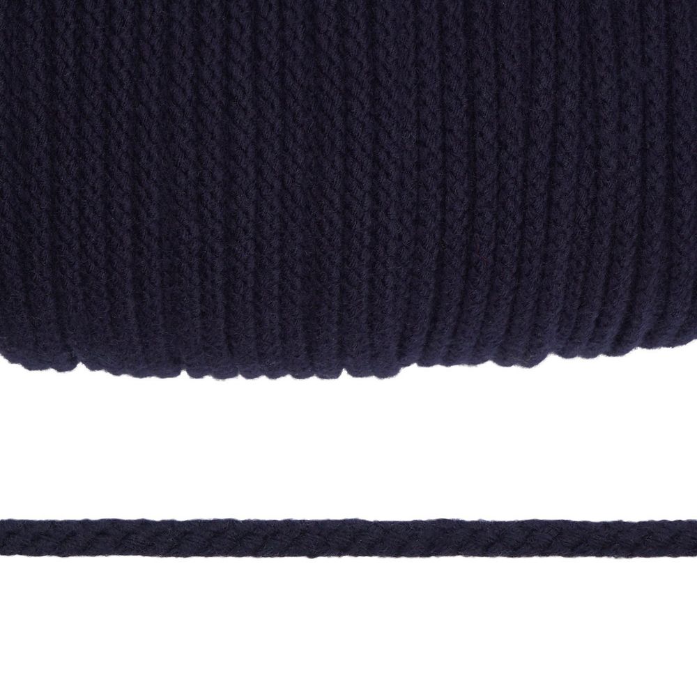 Шнур плетеный ⌀4.0 мм / 100 метров, акрил, 10 т.синий