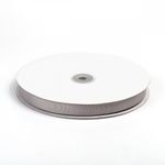 Лента репсовая (в рубчик) 15мм цв. 012 серый уп.91,4м, Ideal