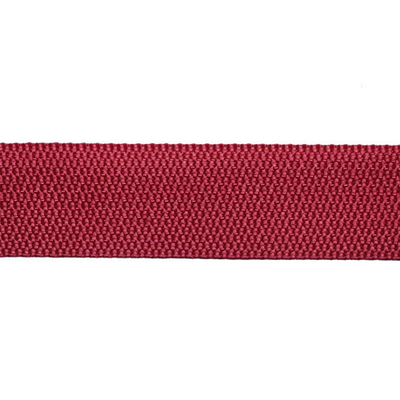 Стропа (ременная лента) 30 мм / 50 метров, толщ. 0.5 мм, [20.5 г/пог.м], 100% п/э, 010 красный /TOS/