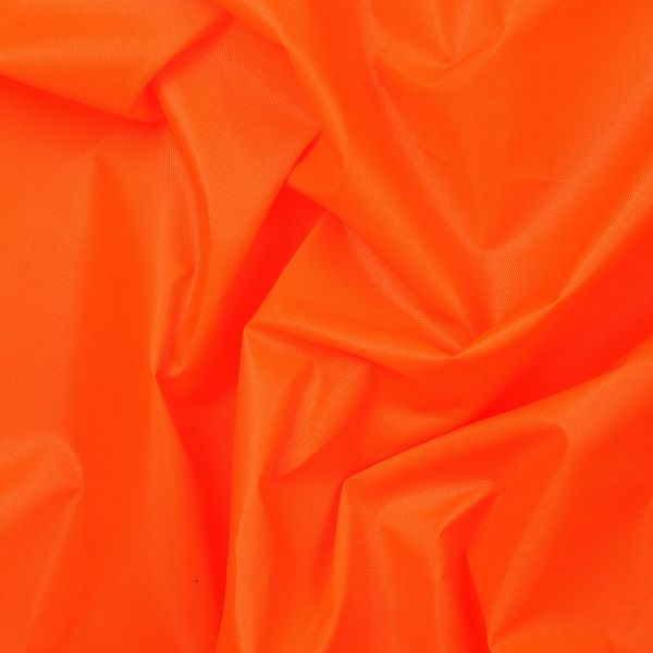 Оксфорд 200D PU1000 78 г/м², 150 см / 5 метров, ОКС.TBY200D.580.5, 580 неон оранжевый