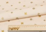 Ткань для пэчворка Peppy Индийское сари, рулон 112 см / 5 метров, ИС-05 кремовый, Peppy