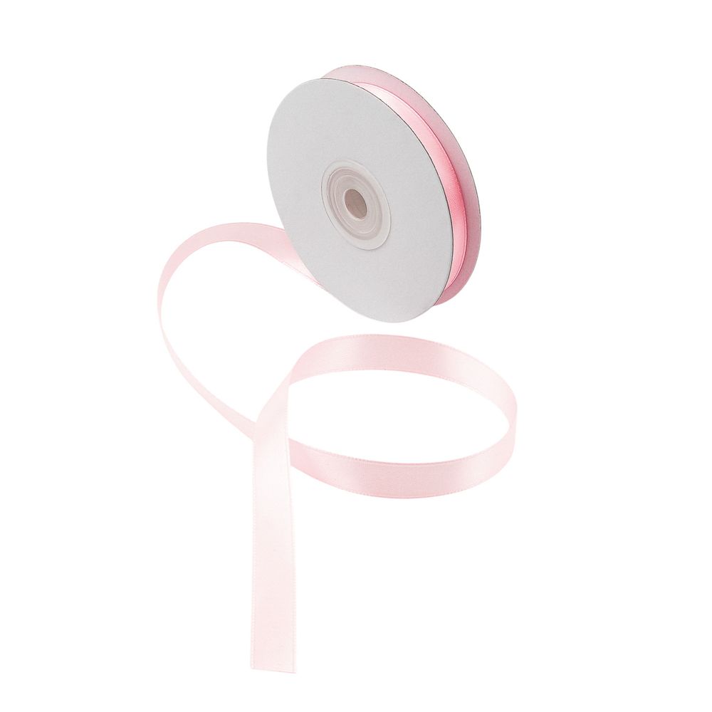Лента атласная 2-сторонняя 12.0 мм / 22.86±1 метров, C1039 светло-розовый, 6102-0002, Globus