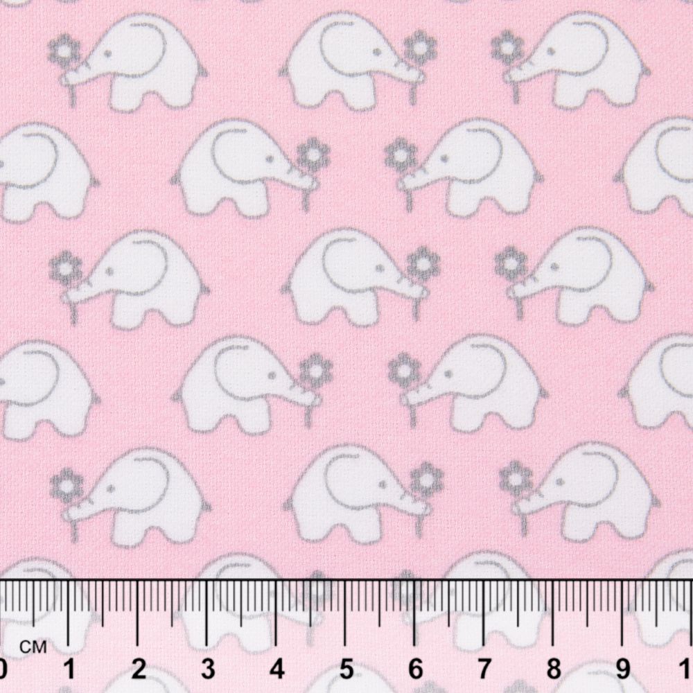 Ткань для пэчворка Peppy Молочные сны фланель, рулон 112 см / 5 метров, МС-23 розовый, Peppy