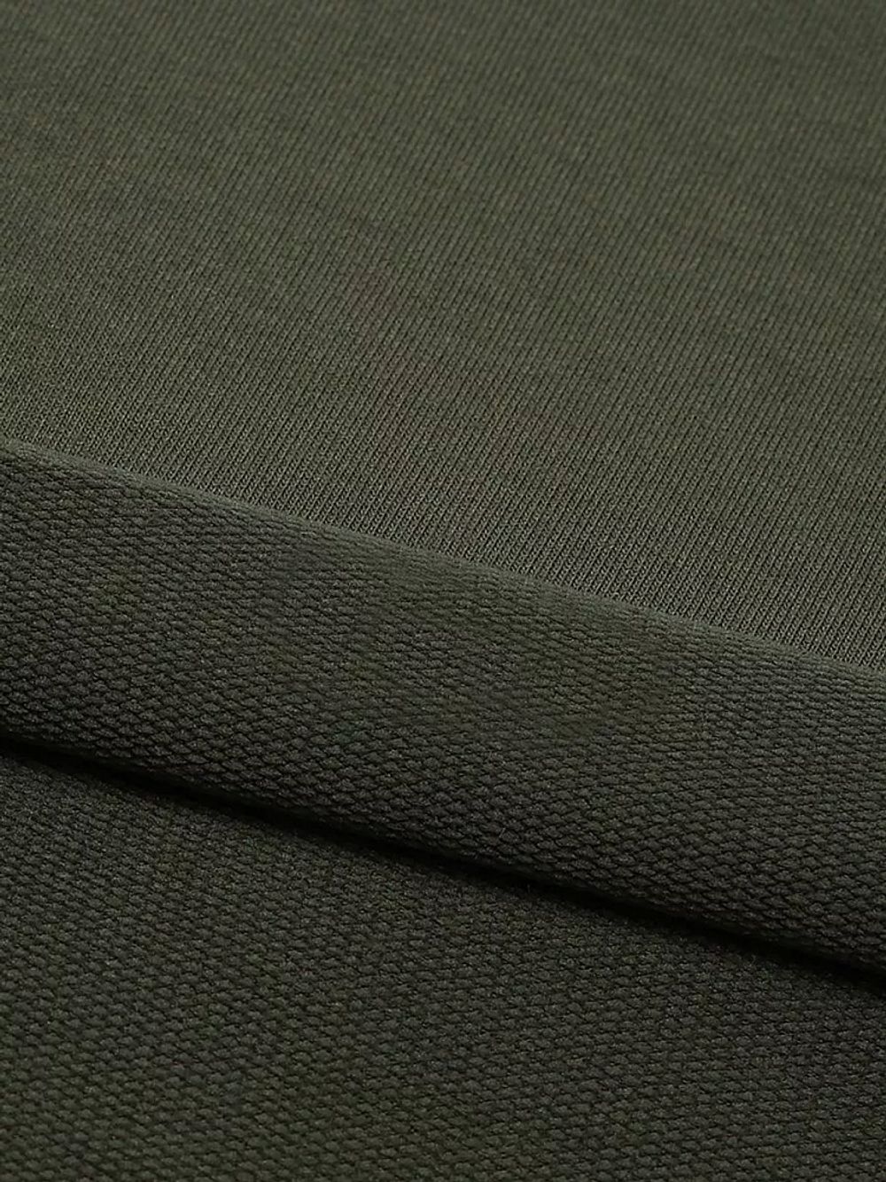 Футер 2-нитка петля поливискоза стрейч 220 г/м², 160 см / 3 метра, ФУТ2Х.TBY.ПЭ-ВИС.S096.3, цв.S096 хаки