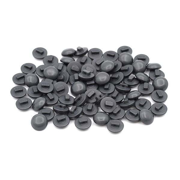 Пуговицы на ножке 18L (11мм), пластик (gray 3 (серый 3)), 72 шт, PS20