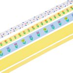 Набор репсовых лент, 5 шт, 45 м (2 шт по 18 м и 3 шт по 3 м), цвет желтый