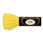 Мулине Радуга, цв.228 св. лимонный, Россия, 8 мотков по 15 метров