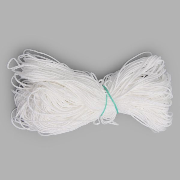 Шнур плетеный ⌀1.5 мм / 100 метров, 003 белый
