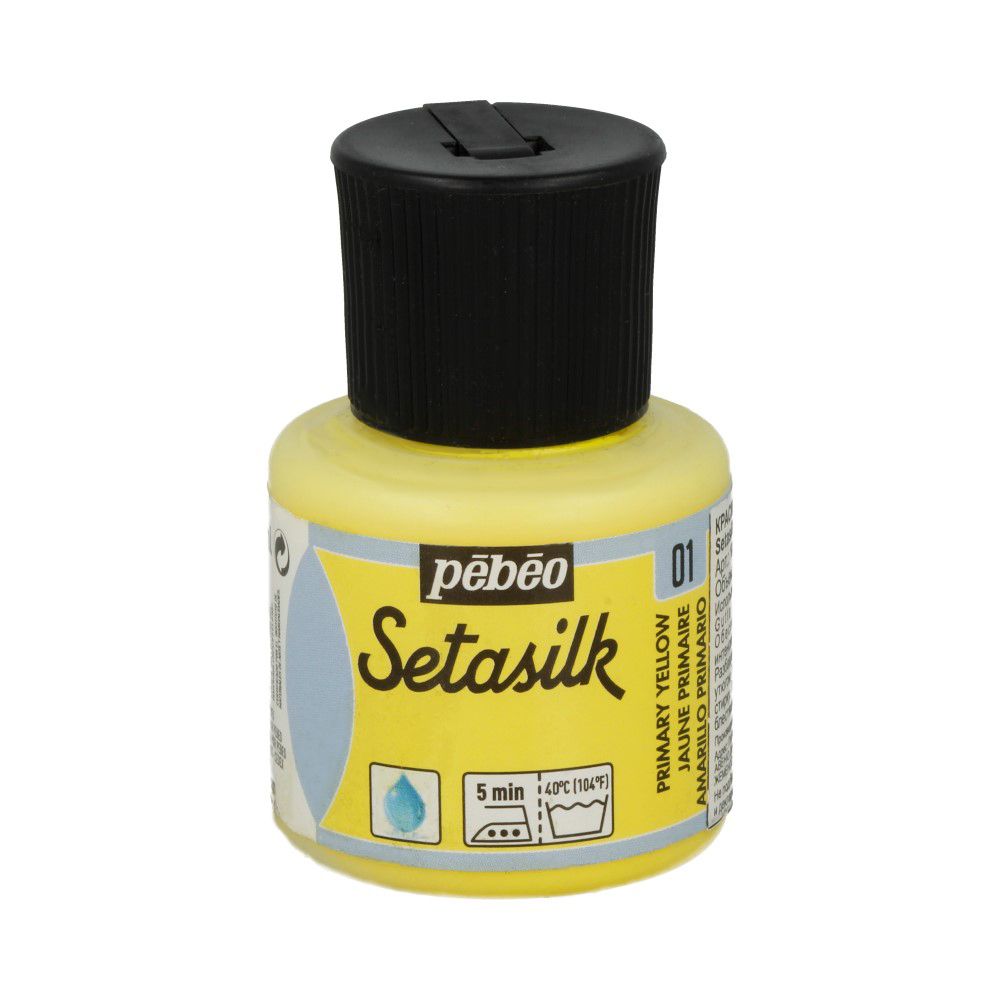 Краска по шелку Setasilk 45 мл, 181-001 желтый, Pebeo