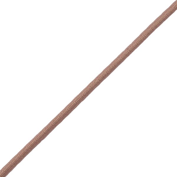 Шнур эластичный ⌀2.0 мм / 30 метров, 2.4 г/м, эластичность 110%, бежевый, С838