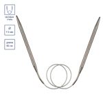 Спицы круговые металл ⌀7,0 мм, 60 см, с металлической леской, Gamma MKF